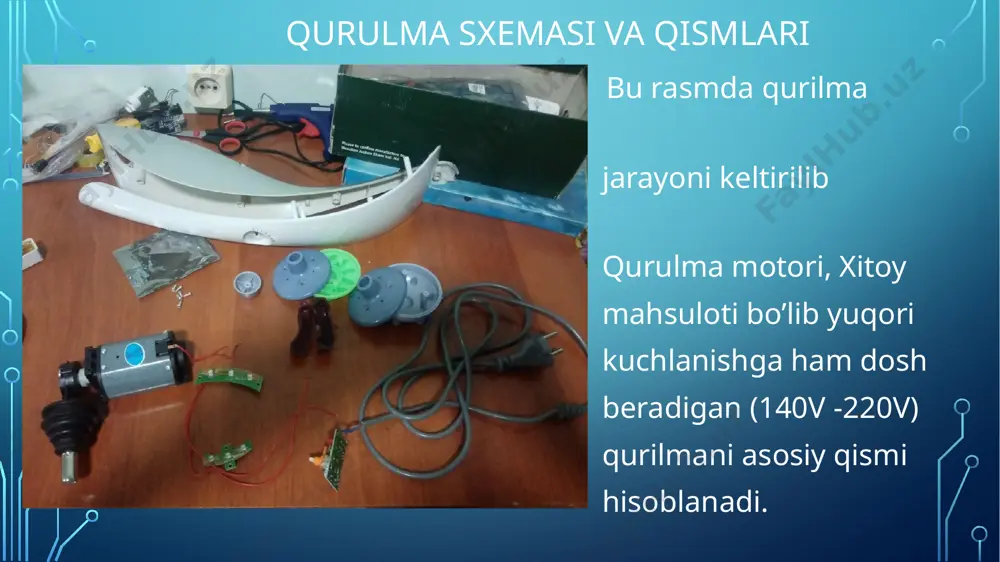 elektron massaj qiluvchi qurulma maketini ishlab chiqish - Page 5