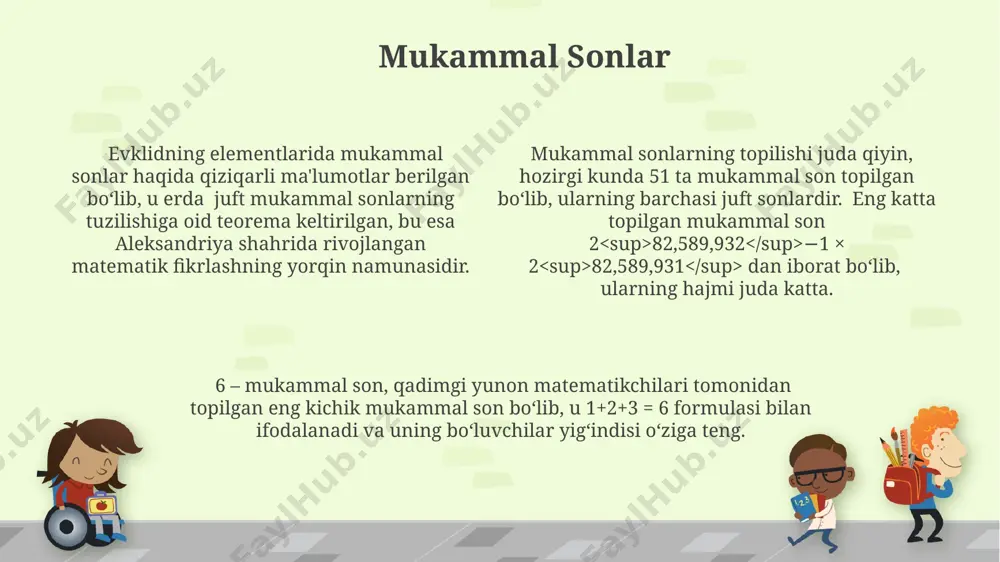 mukammal sonlar va egiz tub sonlar - Page 4
