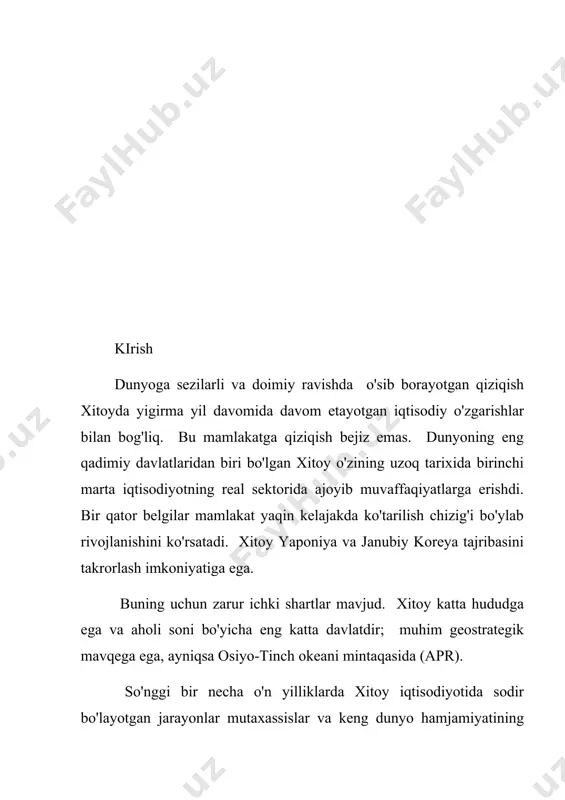 i tashkil etdi, unga muomaladagi pullar (8,43 trillion yuan), yuridik shaxslarning talab qilib olinguncha depozitlari (54,13 trillion yuan), yuridik shaxslarning muddatli depozitlari (38,38 yuan), aholi depozitlari (93,3 trillion yuan) kiradi. ), boshqa depozitlar (24,44 trillion yuan). 30 yil ichida (1990 yildan beri) pul massasi 143 marta, muomaladagi pullar esa atigi 32 marta o'sdi. 2000-yilda 1990-yilga nisbatan oʻsish 8,8 baravar, keyingi oʻn yillikda 5,4 barobar, 2020-yilda 2010-yilga nisbatan 3 barobar oʻsdi. real iqtisodiyotni kreditlash 2002 yildagi 2 trillion yuandan 2020 yilda 34,7 trillion yuangacha o'sdi. 2020 yilda xitoyda 4 mingdan ortiq bank muassasalari faoliyat yuritdi: 6 ta yirik bank davlat nazorati ostida, 12 ta aksiyadorlik banki, 133 ta shahar tijorat banki, 19 ta xususiy va 42 ta xorijiy bank filiallari, qolganlari qishloq banklari va kredit kooperativlari edi. 10]. 2020-yil yakuniga ko‘ra, mamlakat bank aktivlari 319,7 trillion yuanni (49 trillion dollar) tashkil etdi, bu mamlakat yaim (101,6 trillion yuan) dan uch baravar …