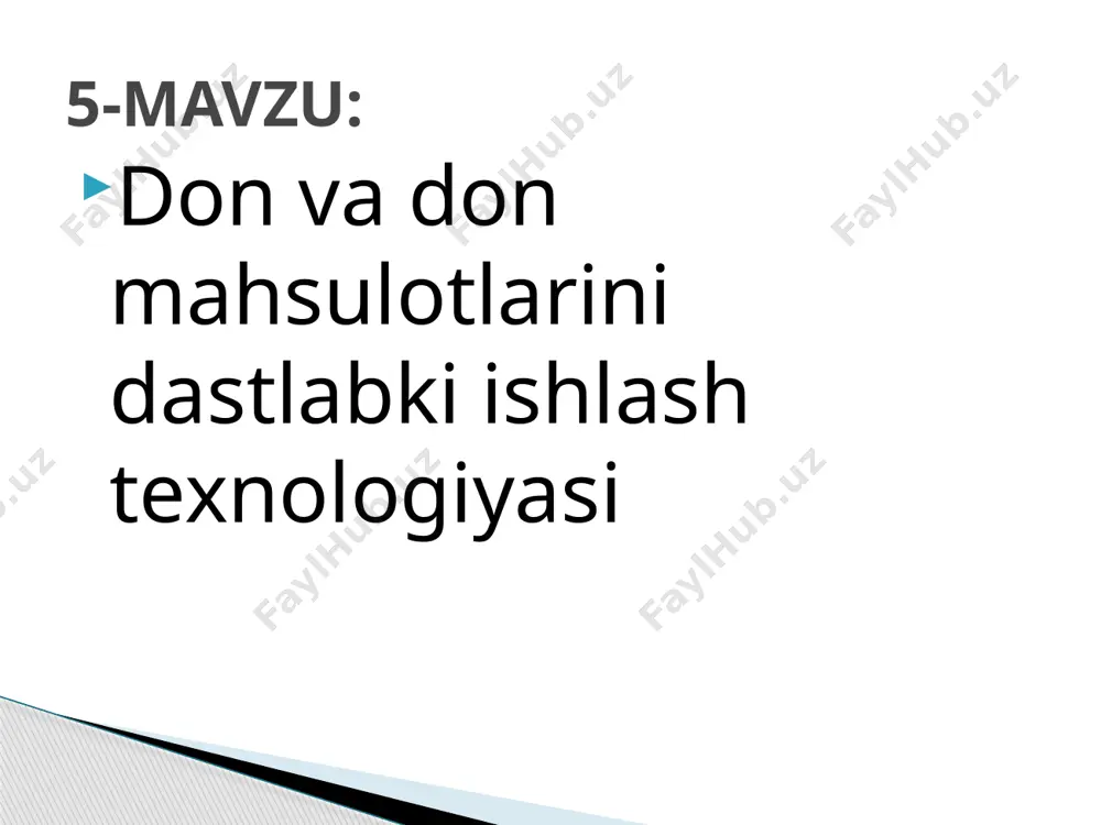 r natijasida oqlanib, ustki gul va urug‘ qobiqlaridan ajratib olinadi. grechixadonidan esa faqat gul qobig‘i ajratilib, yorma tayyorlanadi yorma tayyorlash uchun grechixa, sholi, tariq, suli, arpa, makkajo‘xori, bug‘doy, no‘xat va oq jo‘xori - sorgo donlari ishlatiladi. bug‘doy donlaridan tayyorlangan un mahsulotlari oqsil va boshqa kimyoviy elementlarga boyligi sababli iste’molda asosiy o‘rinda turadi. yorma mahsulotlari yarim tayyor mahsulotlar guruhiga kirib, ulardan kam vaqt sarflab turli taomlar tayyorlanadi. un-yorma mahsulotlari iste’mol qilinadigan oziq-ovqat mahsulotlarining eng muhimidir. respublikamizda so‘nggi yillarda etishtirilayotgan g‘alladosh o‘simliklardan bug‘doy donining 1,5-2,0 million tonnasi xalq iste’moli uchun - non va non mahsulotlariga sarf bo‘lsa, qolganlaridan esa chorvachilik, parrandachilik va boshqa sohalar uchun turli assortimentdagi omuxta yem mahsulotlari yetkazib beriladi. . respublikada 52 ta un zavodlari, 15 ta yorma korxonalari va 41 ta omuxta yem korxonalari ishlab turmoqda. bu sohada yuqori unumli shvetsariyadagi buuler firmasi, germaniya, chexoslovakiya, italiya va turkiyadagi yangi texnologik reglamentga ega bo‘lgan texnologik uskunalar, texnologik jarayonlarni avtomatik …