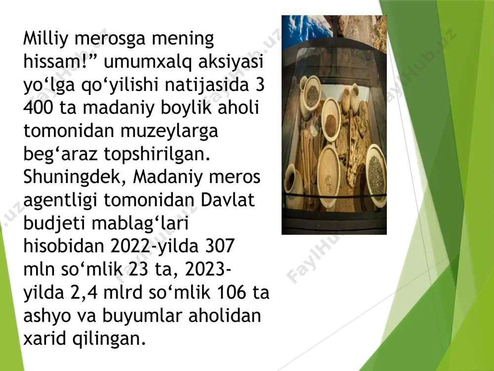 qimmatbaho kolleksiya va eksponatlarni saqlash va namoyish etish. - Page 5