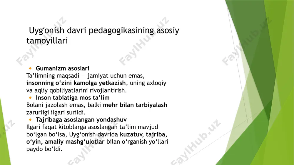 g'arb uyg'onish davrida pedagogika fani taraqqiyoti - Page 4