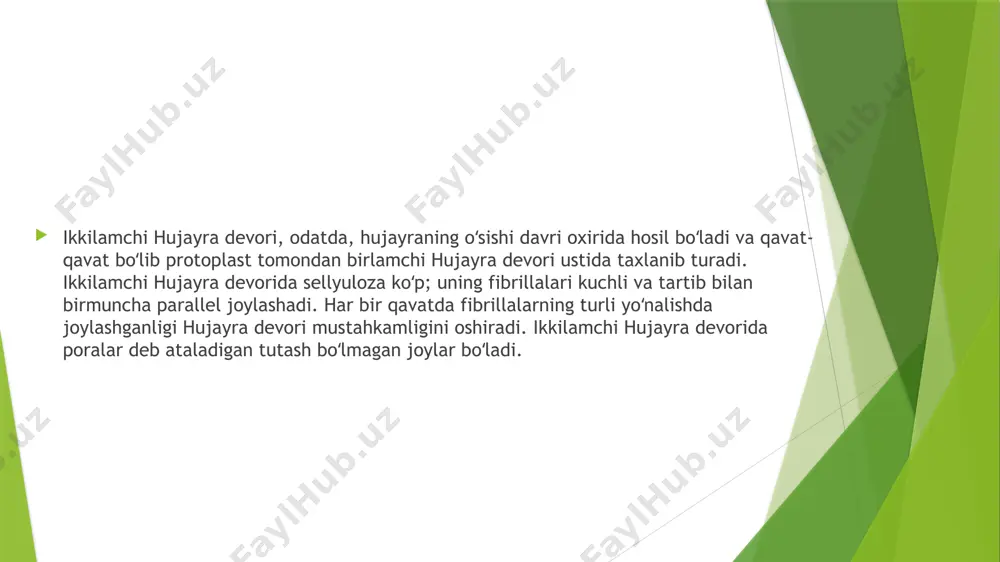 hujayra devori va biologik menbranalar - Page 4