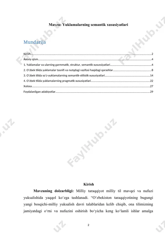 bu davr tili va tilshunosligi keng ko‘lamda o‘rganilmoqda. turkogogiyada, jumladan, o‘zbek tilshunosligining rivojlanishiga xissa qo‘shgan olimlarmiz, tilning barcha qirralarini ochib bergan, jahon tilshunosligi qatoriga qo‘shishga muyassar bo‘lgan. biroq tilshunoslik sohasi bilan shug‘ullangan jonkuyarlarning ilmiy asarlarini o‘rganish masalasi tizimli yoritilgan emas. tilshunosligimizda yordamchi so‘zning leksema va qo‘shimcha orasida «oraliq uchinchi» bo‘lib, ham leksema, ham grammatik morfema xususiyatini o‘zida mujassamlashtirishi to‘g‘risida aytilgan.[footnoteref:1] ko‘pchilik tilshunoslar yuklamalarni shaklan leksemaga, mazmunan esa qo'shimchaga o‘xshatishadi (qiyos: gullarni onamga/onam uchun oldim.) shu sababli ham til tizimida yordamchi so‘zlarning o‘rni turlicha baholanadi - ayrim olimlar ularni qo‘shimchaga, ayrimlari nutq bo‘lakchasiga, ba’zisi yordamchi so‘zga kiritishadi. yordamchi so‘zning so‘zmi, qo‘shimchami yoki mustaqil so‘zning yordamchi so'z bilan bog‘lanishi so‘z birikmasimi ekanligi hanuzgacha munozarli mavzu bo‘lib qolmoqda. buning sababi shundaki, yordamchi so‘z guruhi ichida shunday birliklar borki, ular ham «ma‘noviy mustaqillik», ham «ma‘noviy nomustaqillik» xususiyatiga ega. [1: sayfuliayeva r.r., mengliyev b.r., boqiyeva g.h., qurbonova m.m., yunusova z.q., abuzalova m.q. hozirgi o'zbek adabiy …