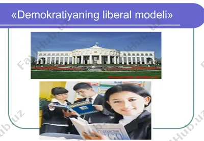 demokratiyaning liberal modeli — PPT