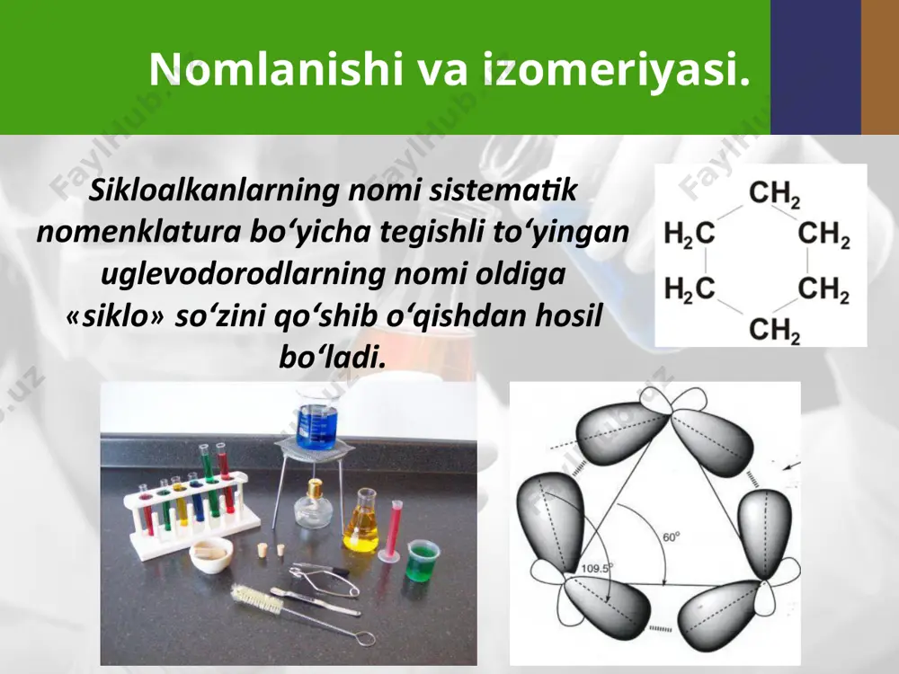 sikloalkanlar. nomenklaturasi. izomeriyasi. olinishi - Page 5