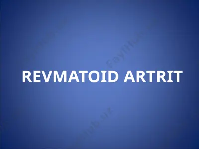 revmatoid artrit — PPTX