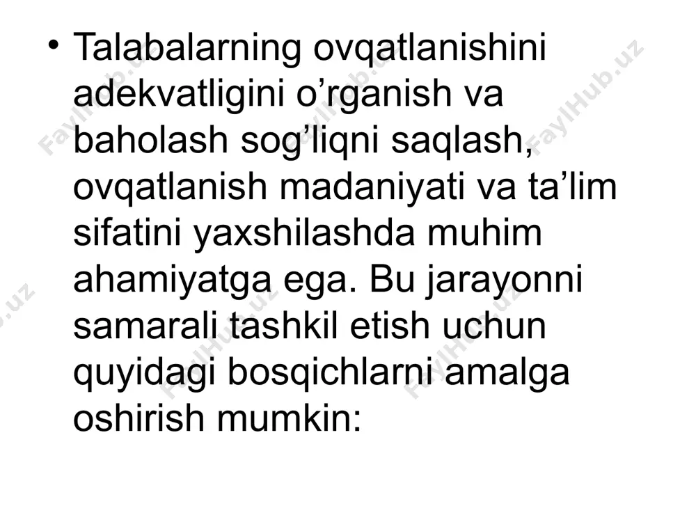 ovqatlanishni adekvatligini o'rganish va baholash - Page 4