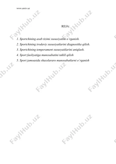 sportda psixodiagnostika mеtodlari — DOC