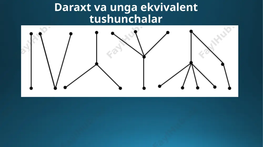 2-ma’ruza. daraxtlar grafning xususiy holati sifatida - Page 3