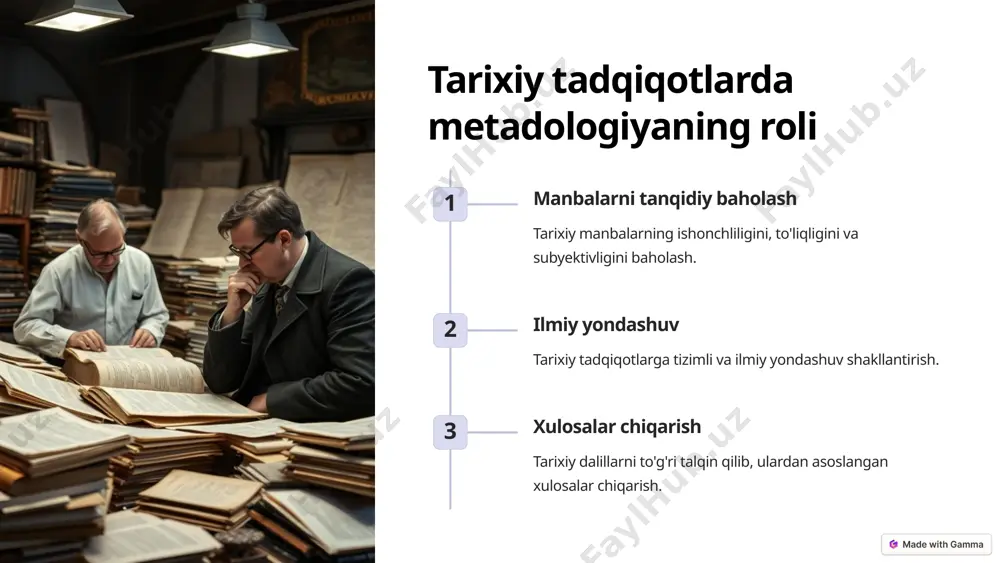 metadologiya va tarixiy tadqiqotlarning zamonaviy usullari - Page 3