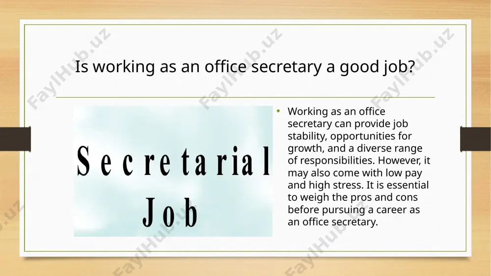 fundamentals of secretarial work in the work of an office manager - Page 5