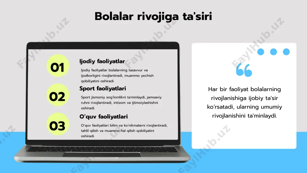 bolalar faoliyatlari va o‘nalishlari - Page 4
