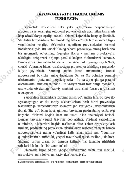aksоnоmеtriya haqida umumiy tushuncha — PDF