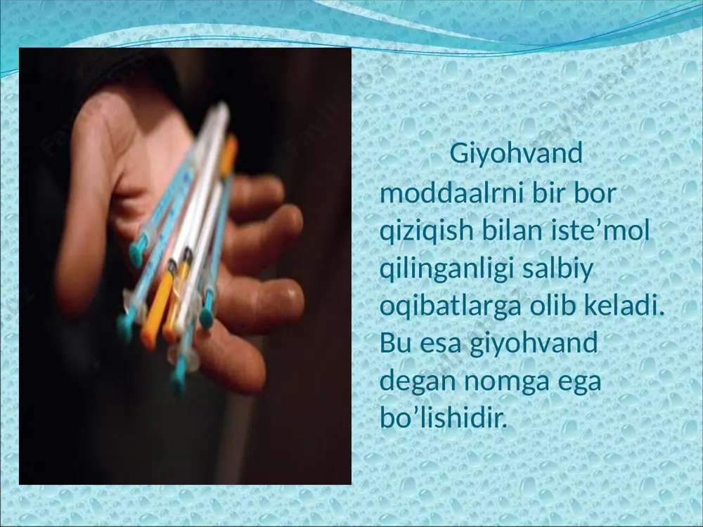 giyohvand moddalarni iste'moli - Page 2