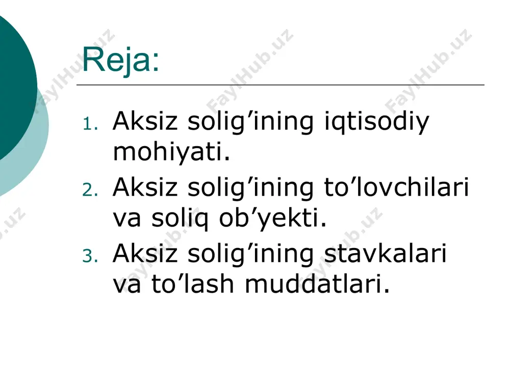 aksiz solig’i - Page 2