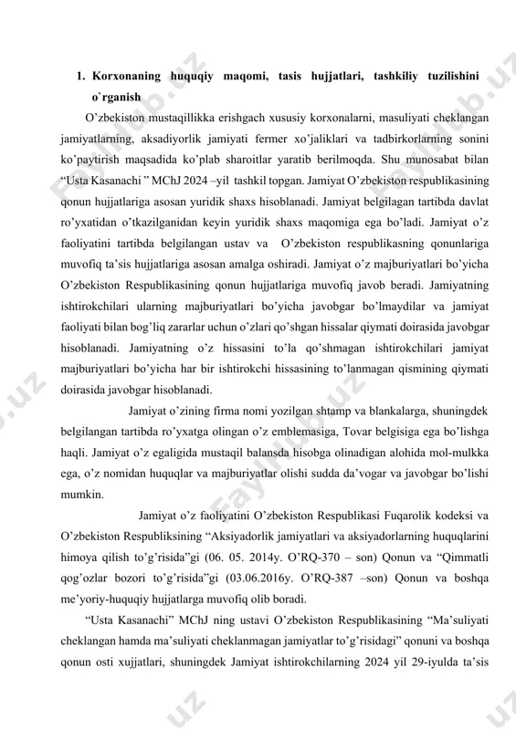 y hisobotlaridagi ko’rsatkichlar taqqoslanuvchan, hamda boshqa aloqador bhms lar asosida shakllantirilgan bo’lishi lozim. hisob siyosatining mazmunini ifodalaydigan ma’lumot manbalari quyidagilardan iborat: · tekshiriladigan korxonaning hisob siyosati to’g’risidagi buyruq (farmoyish); · buxgalteriya hisobining ishchi schyotlar rejasi; · tasdiqlangan dastlabki hujjatlar shakllari va ichki buxgalteriya hisobotlari uchun hujjatlar shakllarining ro’yxati; · hujjatlar aylanish reja-grafigi va hisob axborotlariga ishlov berish texnologiyalari; · ayrim ko’rsatkichlarni hisobga olish bo’yicha tasdiqlangan uslubiyat va tekshiriladigan korxona hisob siyosati to’g’risidagi buyruqqa boshqa ilovalar; · quyidagi masalalarni bayon qiladigan (ochib beradigan) tushuntirish xati. korxonaning hisob siyosatiga taalluqli ma’lumotlar: -hisob siyosatini shakllantirishda tanlab olinadigan, o’tgan yilgidan farq qiladigan buxgalteriya hisobini yuritish usullari; -hisobot yilida yoki hisobot yilidan keyingi davrlarda buxgalteriya hisobotlaridan foydalanuvchilarning baholash va qaror qabul qilishiga sezilarli darajada ta’sir ko’rsatadigan hisob siyosatidagi o’zgarishlar; -hisobot sanasidan keyin sodir bo’lgan hodisalar va xo’jalik faoliyatining shartli faktlari, muomalalarni to’xtatish, bitta aksiyaga yoki 1 so’mlik payga to’g’ri keladigan foyda. hisbot siyosatining buxgalteriya hisobini …