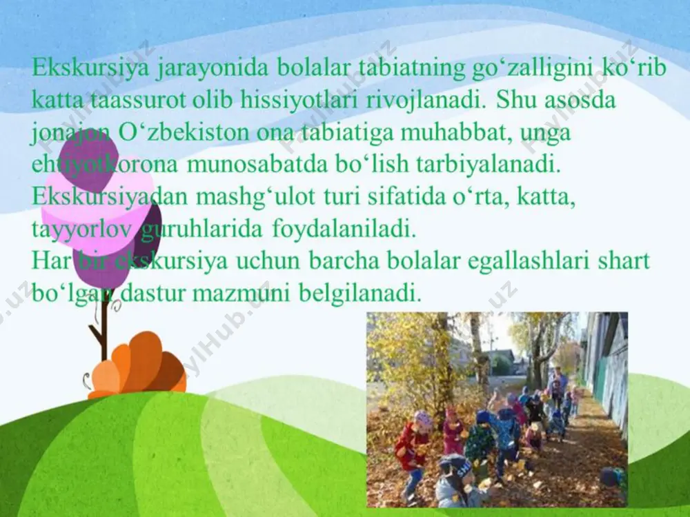 boshlang'ich sinf darslarida ekskursiya darslari - Page 3