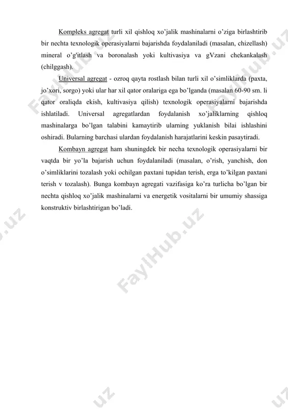amov traktor va avtomobillar. toshkent «talkin» -2003.(lotin alifbosida) 3.f.b.yevdokimov umumiy elektrotexnika t.o’qituvchi.1995. 4.n.i.vershagin i dr. organizasiya i texnologaya mexanizirovannыx rabot v rastenivodstve, ucheb, posb № irpo; izd.sentr «akademiya», 2000 5.e.oyxo’jayev, x.qo’shnazarov «qishloq xo’jalik ishlab chiqarishini mexanizasiyalash» toshkent «mehnat», 1988.