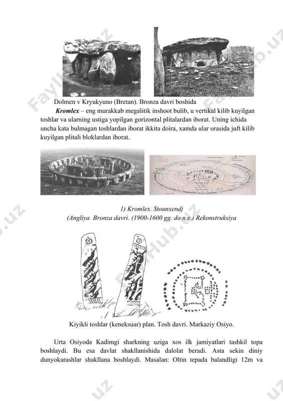a mustaxkamrokligi aniklanadi. kadimgi xorazm yerlarida olib borilgan arxeologik kazilmalar iv asrgacha iskandar zulkarnayn istilosigacha bulgan davrda urta osiyodagi shaxarlarning asosiy kismi devor bushligi turar – joylar joylashtirilgan. istexkomlar tarzida bulgan. bular «avesto» da bayon etilgan «vara» tipidagi shaxarlar bulib devorlarning perimetrii 7-12km bulgan. i. antik davr arxitekturasining shakllanishi. qadimgi yunon arxitekturasi davrlari 1) gomer davri; 2) arxiak davr; 3) sinfik (klassik) davr; · afina akropli ansamblining shakllanishi · yunon tosh ustuni «order»larning kelib chiqishi; · olimpiya shaxrida zevs ibodatxonasi 4) ellinistik davr. yunoniston dengiz bilan chegaradosh bo’lgani sababli, ellinlar juda yaxshi dengizchilar bo’lganlar. kemalarda yurish ularga muammo bo’lmagan. ii. qadimgi yunon arxitekturasi davrlari qadimgi gresiya me’morchiligi eramizdan avvalgi vii asrlardan rivojlana boshlagan, bu davrda boshqarish demokratik yo’nalishda bo’lganligi uchun san’at va me’morchilik yuqori darajada rivojlandi. qadimgi yunoniston geometriya, texnika, statika kabi fanlarning vatani bo’lib, bu fanlar asosida injenerlik, ayniqsa, qurilish injenerligi rivojlanadi. qurilish injenerligi yutuqlari shaharlar, ko’priklar, to’g’onlar va …