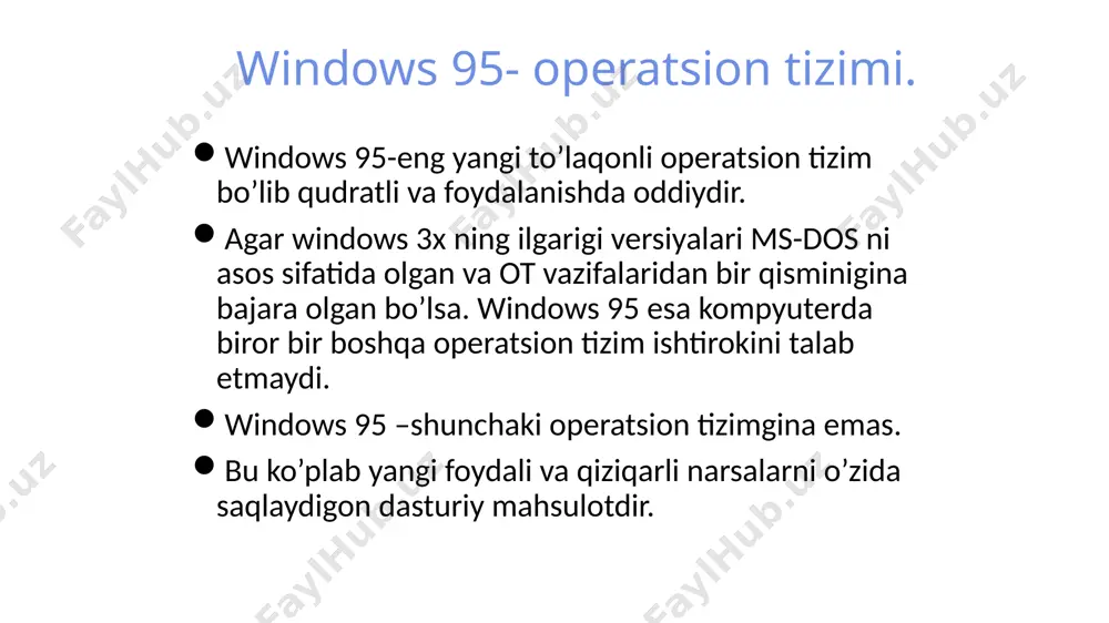 operatsion sistemalar haqida va tarixi - Page 4