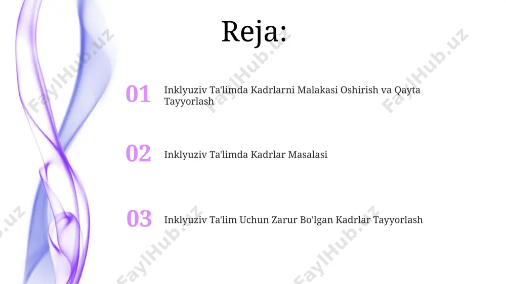 atijalarini baholashda, 70% dan yuqori samaradorlik ko‘rsatkichiga erishish muhim ahamiyatga ega. ota-onalar bilan samarali hamkorlikni ta’minlash uchun kamida 3 martadan ortiq uchrashuvlar o‘tkazish, shuningdek, 10 nafardan ortiq oila bilan individual suhbatlar o‘tkazish tavsiya etiladi. kelajakdagi istiqbollar va tavsiyalar inklyuziv ta’limda kamida 5 yil ichida o’qituvchilarni malakasini oshirish bo’yicha 3 bosqichli dasturlarni joriy etish va 1000 dan ortiq mutaxassisni sertifikatlash kerak. inklyuziv ta’lim muassasalarida qo’shimcha resurs markazlarini tashkil etish va ularni zamonaviy texnologiyalar, jumladan, ar/vr texnologiyalari bilan jihozlash orqali 15% ga samaradorlikni oshirish mumkin. o'qituvchilarning rol va mas'uliyati o'qituvchilar inklyuziv ta'limda kamida 30% o'quvchilarning individual ehtiyojlarini aniqlash va ularga moslashtirilgan ta'lim dasturlarini ishlab chiqishda mas'uldirlar. inklyuziv sinfda 20 dan ortiq o'quvchiga ega bo'lgan o'qituvchilar qo'shimcha yordamchi xodimlar bilan hamkorlikda ishlashi va o'quv jarayonini samarali boshqarishi kerak. inklyuziv sinflarni tashkil etish inklyuziv sinflarni tashkil etishda kamida 30% o'qituvchilar maxsus pedagogika bo'yicha qo'shimcha malaka oshirish kurslarini tamomlagan bo'lishi kerak, bu esa o'quvchilarning 90% …