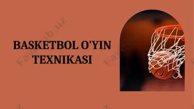 basketbol o'yin texnikasi — PPTX