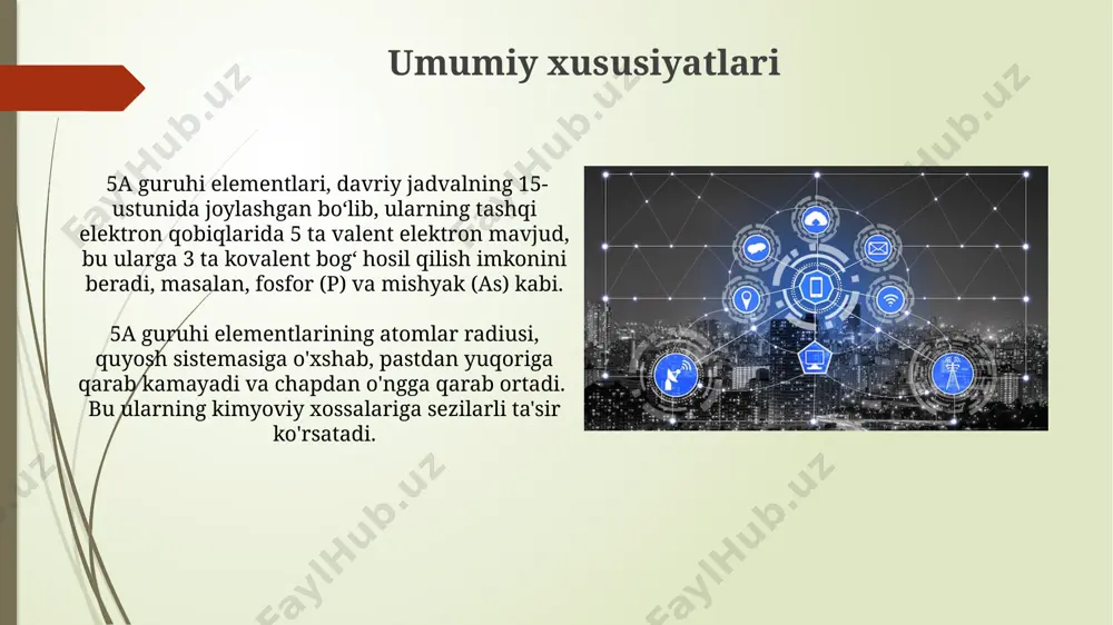 davriy sistemaning asosiy 5a guruhi elementlari - Page 5
