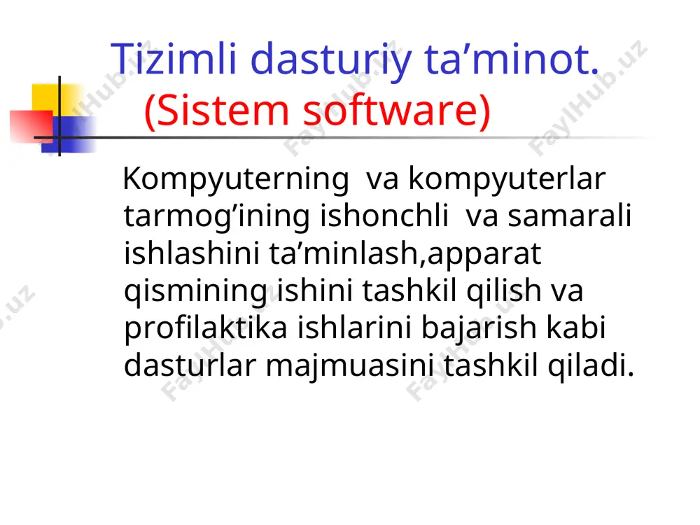 kompyuter va mobil qurilmalar operatsion tizimlari - Page 5