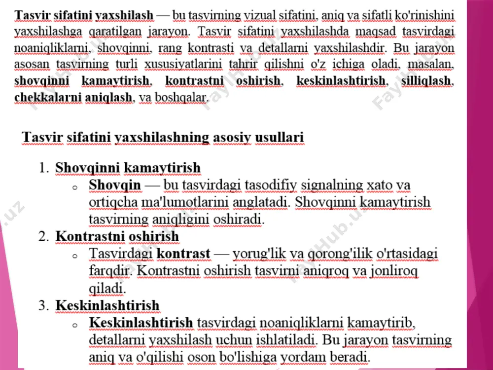 tasvir sifatini yaxshilash dasturi - Page 2