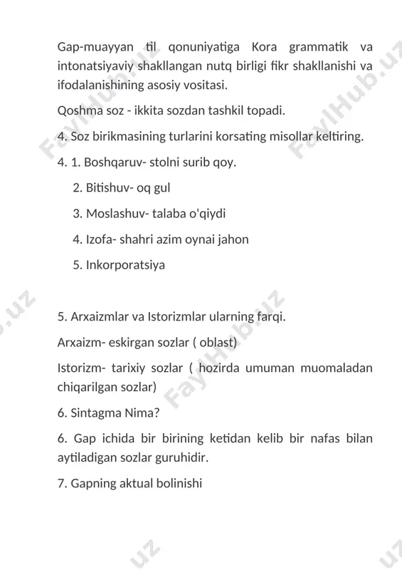 li kitob, vatanni sevmoq ulkan ishlar boshqaruv-qishloqdan kelmoq olma terish qalamda yozmoq uydan chiqmoq. 3- topshiriq 1. b 2. a 3. d 4. c 5. d 6. d 7. a 8. a 9. c 10.d 11. d 12. d 13. d 14. c 15. b 16. a 17. b 18. b 19. c 20. c 121-guruh abdirasulova shahzoda image1.png image2.png