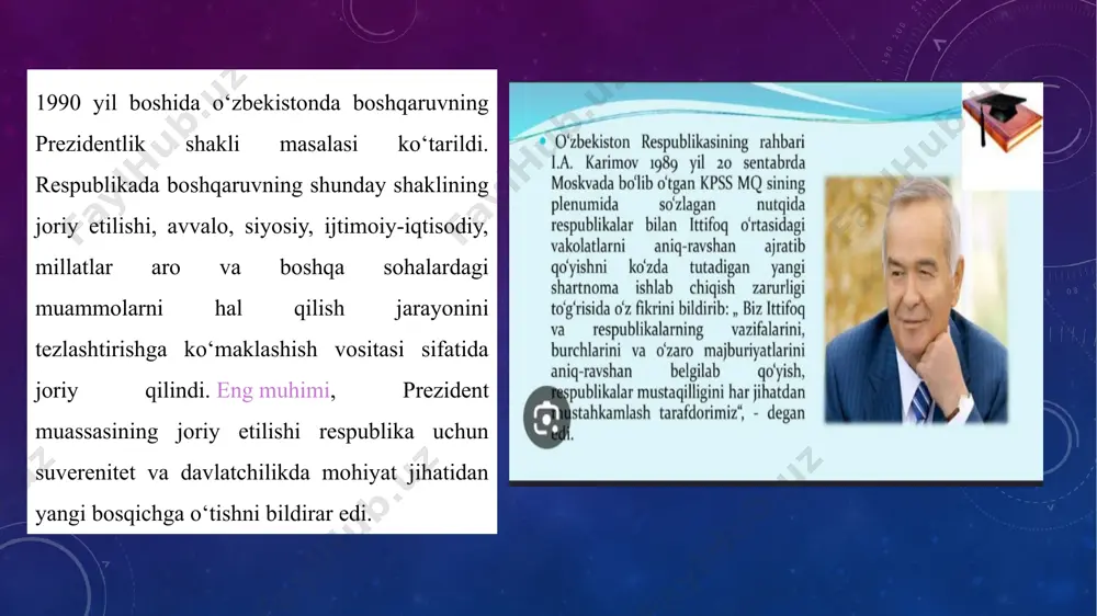 mustaqil o‘zbekiston respublikasining tashkil topishi va uning tarixiy ahamiyati - Page 4