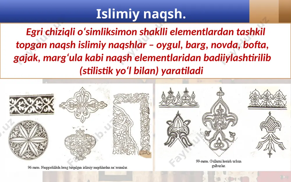 to‘g‘ri to‘rtburchak shaklida naqsh ishlash. 4- sinf - Page 5