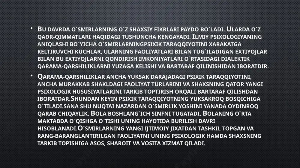 umumiy psixologiya fanidan slayd - Page 4