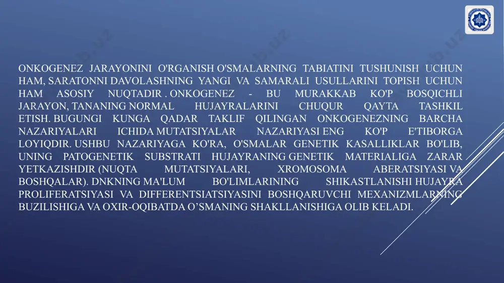 shi mumkin. mdr onkogen mutatsiyalar, o'sma mikromuhitidagi o'zgarishlar (tme), o'simtaning geterogenligi, maqsadli joy mutatsiyalari yoki epigenetik o'zgarishlar tufayli rivojlanishi mumkin saraton kasalligida mumkin bo'lgan dori qarshilik mexanizmlarining sxematik taqdimoti. saraton xujayralari turli mexanizmlar orqali saratonga qarshi vositalarga (dorilarga) qarshilikni rivojlantiradi, masalan, dorilarni qabul qilishning kamayishi, dori oqimining kuchayishi, dnkning shikastlanishini yaxshilash, hujayra qarishiga qarshilik (apoptozni bostirish), dori metabolizmini o'zgartirish, dori maqsadini o'zgartirish, epigenetik. o'zgarishlar va maqsadli genlarni kuchaytirish. ushbu mexanizmlar alohida yoki birgalikda harakat qiladi, bu saraton hujayralarida bitta yoki ko'p dori qarshiligini rivojlanishiga olib keladi (m, metilatsiya; dm, demetilatsiya). sitoxrom p450 oqsili polimorfizmi va kimyoviy kanserosenez p450 sitoxrom tizimi endogen va ekzogen bo'lgan ko'plab birikmalarning oksidlanishida ishtirok etadi. ushbu guruh fermentlari steroidlar , o't kislotalari , to'yinmagan yog'li kislotalar, fenolik metabolitlar almashinuvida, shuningdek, ksenobiotiklarni ( dorilar , zaharlar , dorilar ) neytrallashda muhim rol o'ynaydi p450 sitoxromi tomonidan katalizlangan oksigenaza reaktsiyalari juda xilma-xildir. ksenobiotiklarning eng keng tarqalgan oksidlanish reaktsiyalaridan …