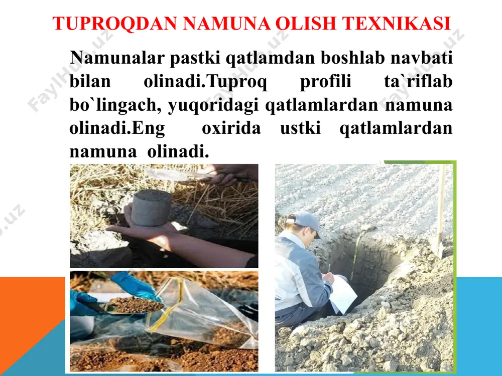 tuproqdan monolit namuna olish texnikasi - Page 3