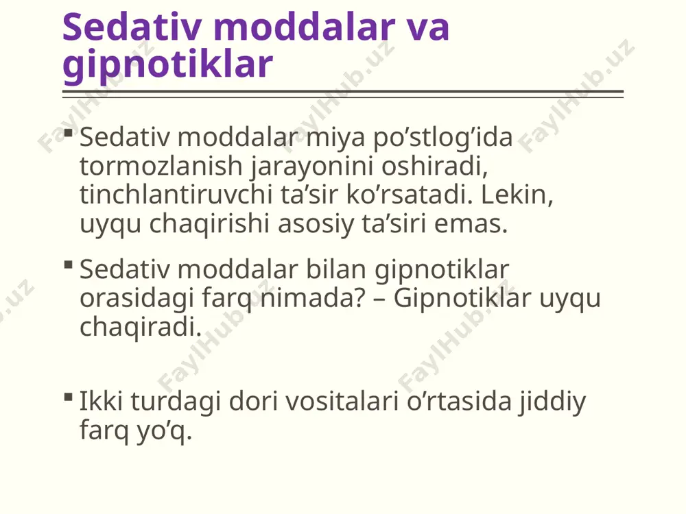 trankvilizatorlar va sedativ tinchlantiruvchi moddalar - Page 5