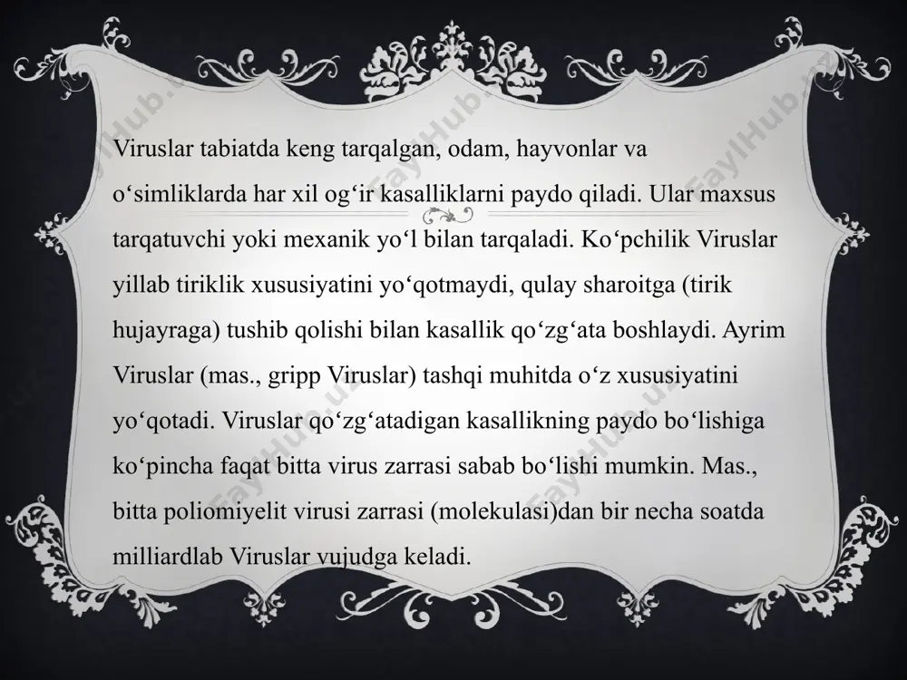 viruslarning o'ziga xos tuzilishi va farqlari - Page 4