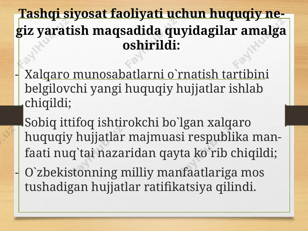 o`zbekiston va jahon hamjamiyati - Page 5