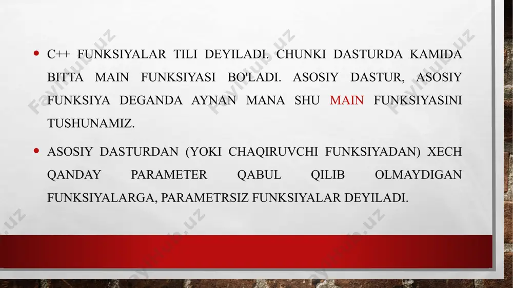 c++ dasturlash tilida funksiyalar - Page 5