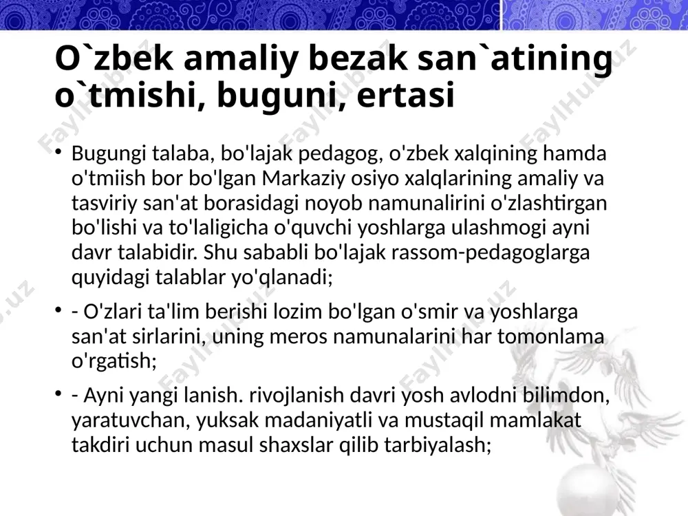o`zbek amaliy bezak san`ati - Page 5