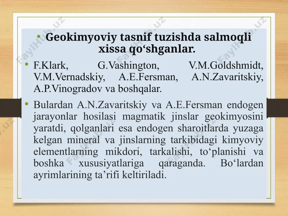 kimyoviy elementlarning geokimyoviy tasniflarini o‘rganish - Page 4