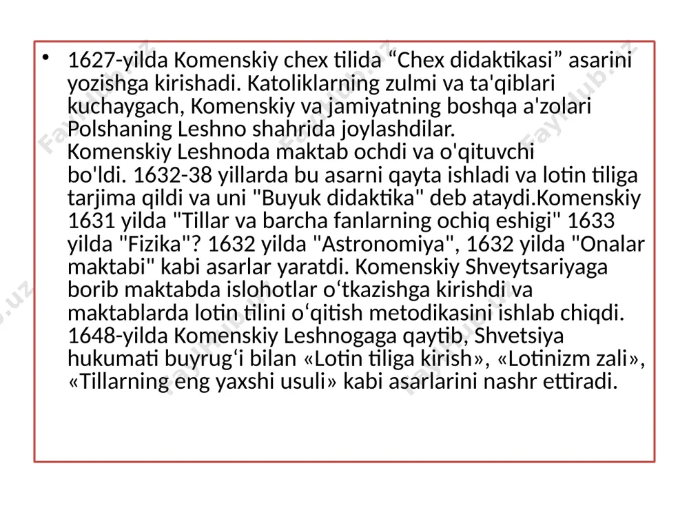 ya.a.komenskiyning pedagogik nazariyasi - Page 5