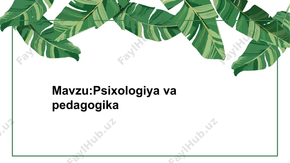 psixologiya va pedagogika - Page 2