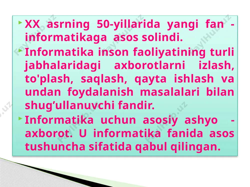 informatika va uning vazifalari - Page 3