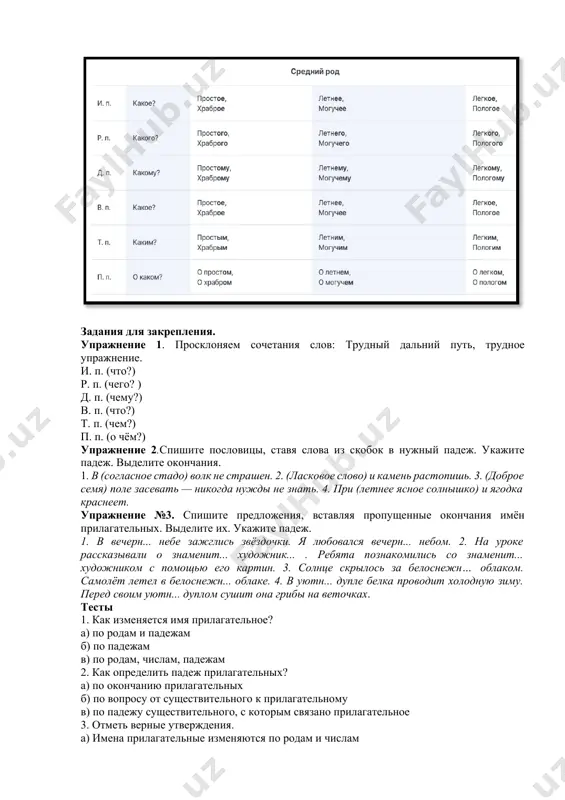 к… другом в) горяч… сердцем г) больш… бассейном 10. отметь строки, в которых неверно написаны окончания имен прилагательных. а) летнем утром, в зимним пальто, осеннем днем. б) вечерние новости, домашнее задание, домашнее животное. в) ранний осенью, зимней денек, домашнее животные какие бывают загадки? описательные и образные загадки рифмованные загадки загадки-стихотворения загадки-обманки загадки-«самоделки» image2.png image3.png image1.jpeg