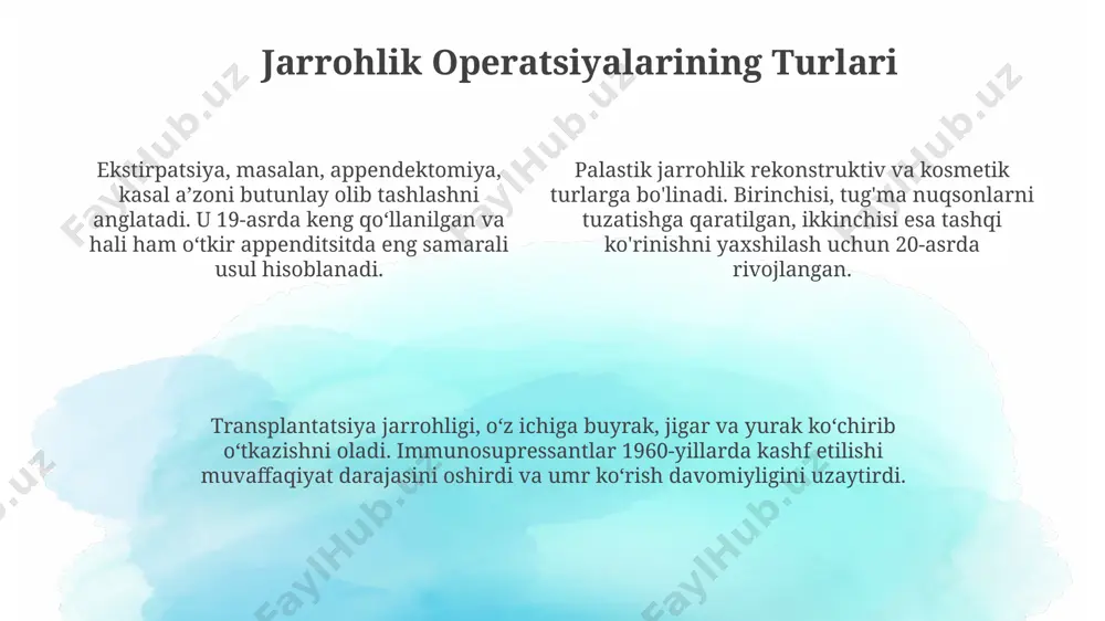 jarrohlik operatsiyalari: ta'rifi va maqsadi - Page 4