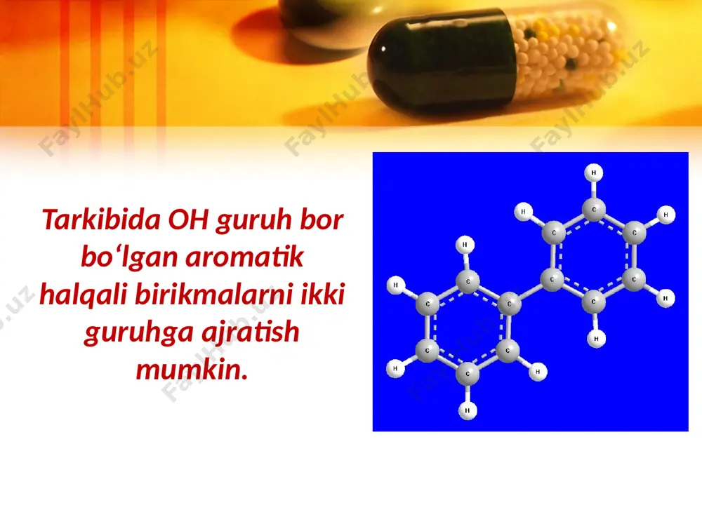 fenollar va aromatik spirtlar. olinishi va xossalari. 10 - sinf - Page 4