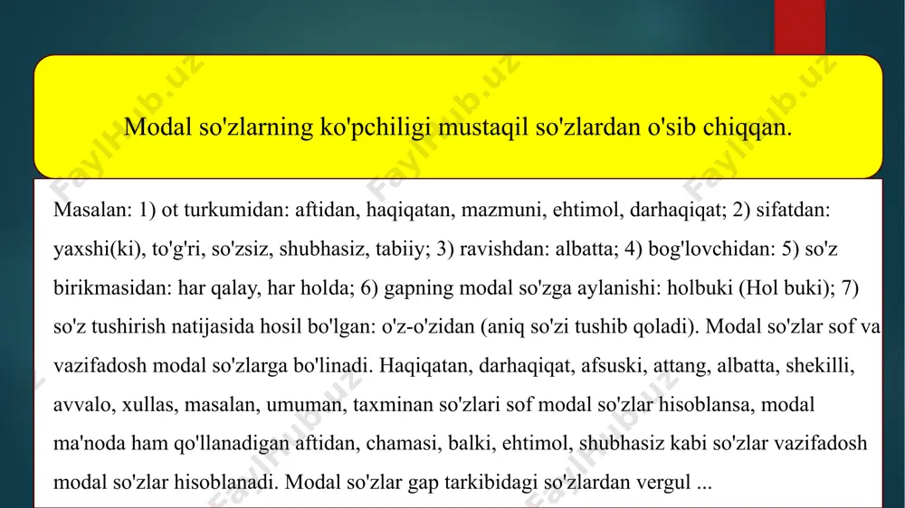 alohida guruh so'lar ularning turlari. - Page 5