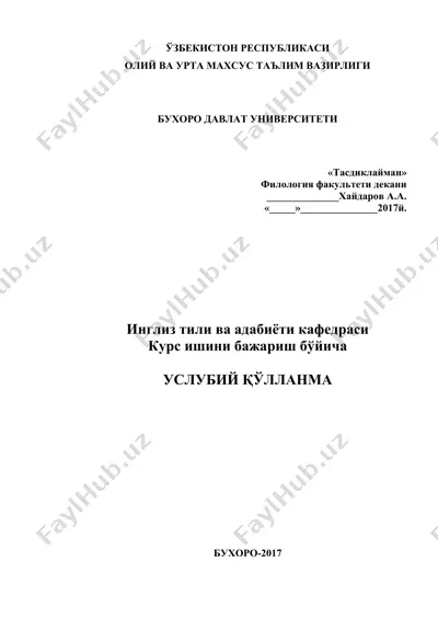 uslubiy qollanma — DOC